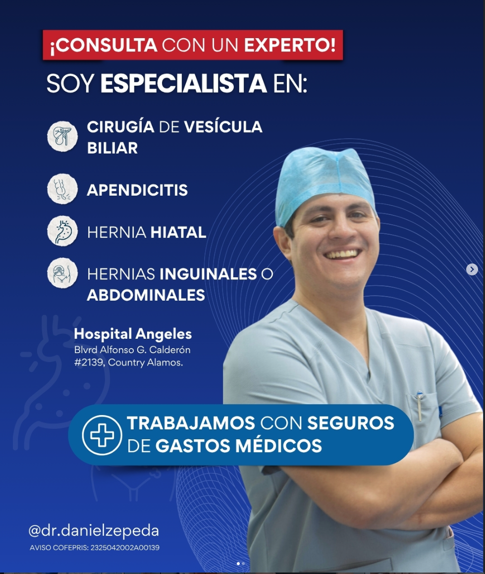Especialidades Dr. Daniel Zepeda González